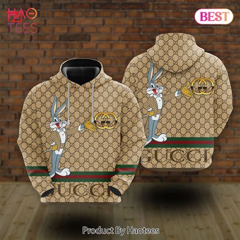 bugs bunny gucci white|Gucci hoodie bunny.